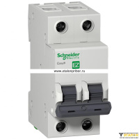 Выключатель автоматический EASY9 2п 6A B 4,5кА Schneider Electric