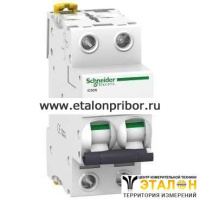 Выключатель автоматический iC60N 2п 1А B 6кА Schneider Electric