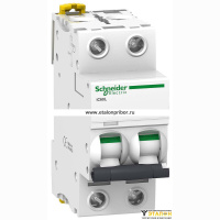 Выключатель автоматический iC60L 2п 2A B 15кА Schneider Electric