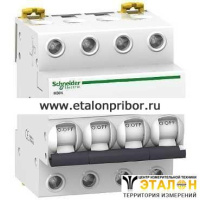 Выключатель автоматический iK60N 4п 16А 6кА хар-ка C Schneider Electric