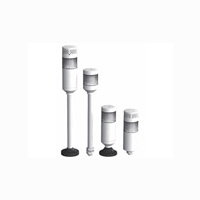 PTM светодиодные сигнальные колонны с постояным/мигающим свечением, зуммером и 3-х цветным светодиодом, диаметром 56 мм