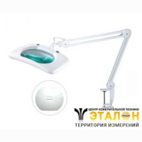 8069D2LED-A 5D - светодиодная лампа-лупа с прямоугольным плафоном и диммером