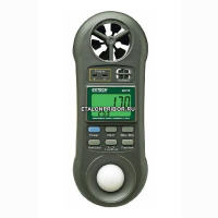 Extech 45170 - Портативный прибор для измерения влажности/ температуры/ скорости движения воздуха/ освещенности