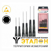 WIHA 32278-16 / Precision. Набор антистатических шестигранных отверток, серия 275 K6 ESD