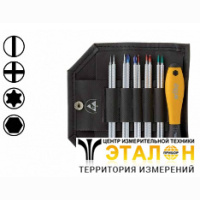 WIHA 31499-4 / SYSTEM 4. Набор комбинированных жал с рукояткой ESD SL/PH/TORX/HEX, 2691 T11 ESD