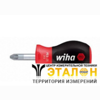 WIHA 26973 / SoftFinish. Укороченная крестовая отвертка Stubby Pozidriv, серия 313SF