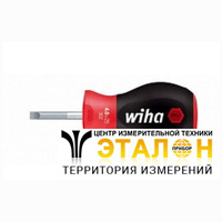 WIHA 26966 / SoftFinish Stubby. Укороченная шлицевая отвертка, серия 302SF