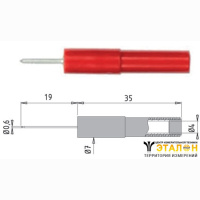 ADA35/NEEDLE0.6-N адаптер (черный)