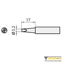 5SI-216N-3.2D - жало сменное (клин 3.2 мм)