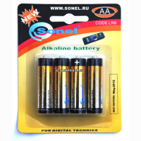 Элемент питания алкалиновый SONEL 1,5V AA LR6