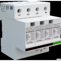 CITEL DS134VGS-230/G УЗИП Тип 1+2+3, Схема (3+1), 4 полюса, TT-TNS, UN230/UC255 Vac, Iimp=12,5kA, Itota=50kA, In=20kA, Imax=50kA (сигнализация визуальная+ди