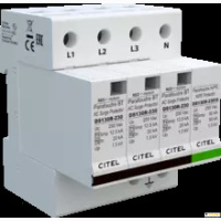 CITEL DS134R-230/G УЗИП Тип 1+2, Схема (3+1), 4 полюса, TT-TNS, UN230/UC255 Vac, Iimp=12,5kA, In=20kA, Iimp total=50kA (сигнализация визуальная)