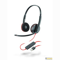 Plantronics BlackWire C3220-A - проводная гарнитура (стерео, USB-A)