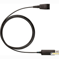 Jabra USB-адаптер QD на USB Jabra LINK 230, подключение проводных QD-гарнитур Jabra к софтфону