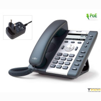 ATCOM A21 IP-телефон, чб LCD 3,1&quot;, 2x10/100TX, 2 SIP линии, POE, блок питания в комплекте