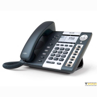 ATCOM A41 IP-телефон, чб LCD 3,2&quot;, 8 клавиш BLF, 2x10/100TX, 8 SIP линий, POE (без блока питания)