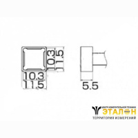 T12-1202 - паяльная сменная композитная головка для станций FX-950/ FX-951/FX-952/FM-203