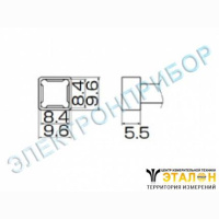 T12-1209 - паяльная сменная композитная головка для станций FX-950/ FX-951/FX-952/FM-203