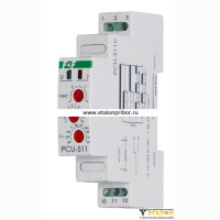 Реле времени PCU-511U 12-264В AC/DC 8А IP20 многофункциональное монтаж на DIN-рейке 35мм