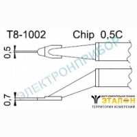 T8-1002 - паяльные сменные композитные головки для термопинцета FМ-2022