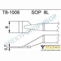 T8-1006 - паяльные сменные композитные головки для термопинцета FМ-2022