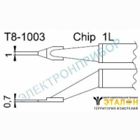 T8-1003 - паяльные сменные композитные головки для термопинцета FМ-2022