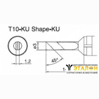 T10-KU - паяльная сменная композитная головка для станций 938