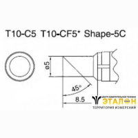 T10-C5 - паяльная сменная композитная головка для станций 938