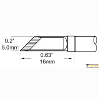 SFP-DRK50 Картридж-наконечник для MFR-H1, ножевидный 5.0х16мм METCAL