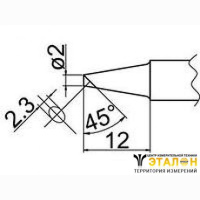 T20-BCF2 - паяльная сменная композитная головка для станций FX-838