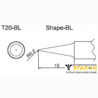 T20-BL - паяльная сменная композитная головка для станций FX-838