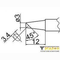 T20-BC3 - паяльная сменная композитная головка для станций FX-838