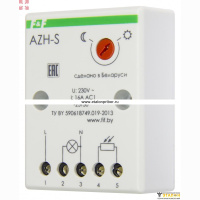 Фотореле AZH-S 230В 16А выносной герметичный фотодатчик IP65, монтаж на плоскость