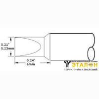 CVC-9CH0050P Картридж-наконечник для СV/MX, клин 5.23х6.0мм METCAL