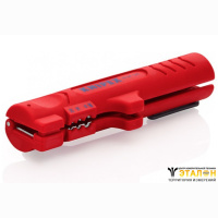 Инструмент для снятия оболочки с плоского и круглого кабеля KNIPEX KN-1664125SB