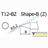 T12-BZ - паяльная сменная композитная головка для станций FX-950/ FX-951/FX-952/FM-203