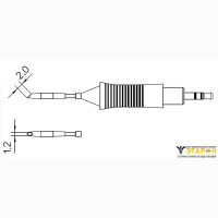 Паяльное жало RT 10GW Weller