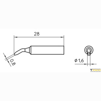 Паяльное жало XNT AX Weller