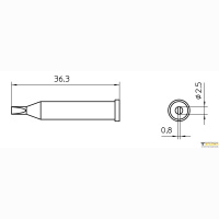 Паяльное жало XT BSC Weller