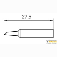 Короткое паяльное жало XNT GW2 Weller