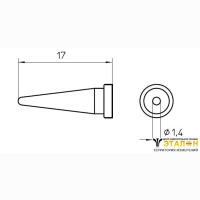 Высокоскоростное паяльное жало LT OHS Weller