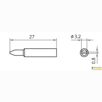 Паяльное жало XNT C Weller