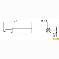 Паяльное жало XNT B Weller