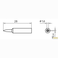 Паяльное жало XNT A Weller