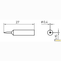 Паяльное жало XNT 1SC Weller