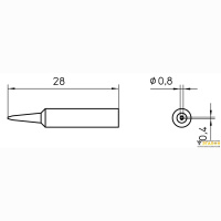 Паяльное жало XNT H Weller