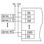 МВ210-202 схема подключения контактные датчики