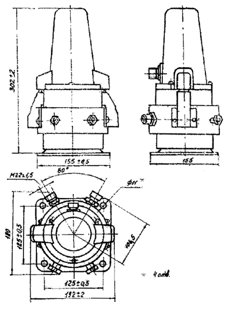 Размеры ДМ-3583М