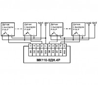 Схема подключения МК110-224.8ДН.4Р