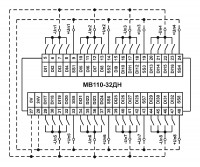 Схема подключения МВ110-24/220.32ДН
